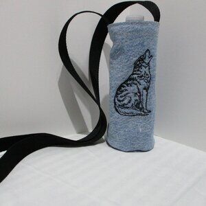 Camping hiking Wolf water bottle carrier